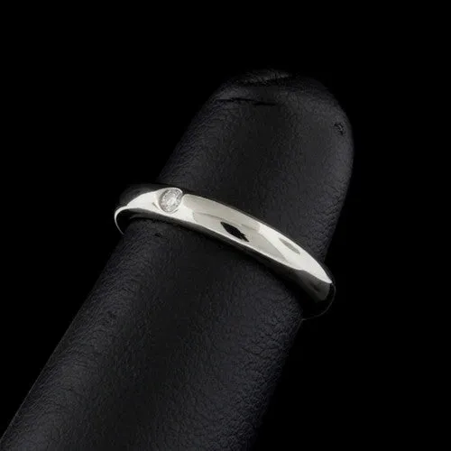 Tiffany & Co. Peretti Platinum Diamond Band Ring