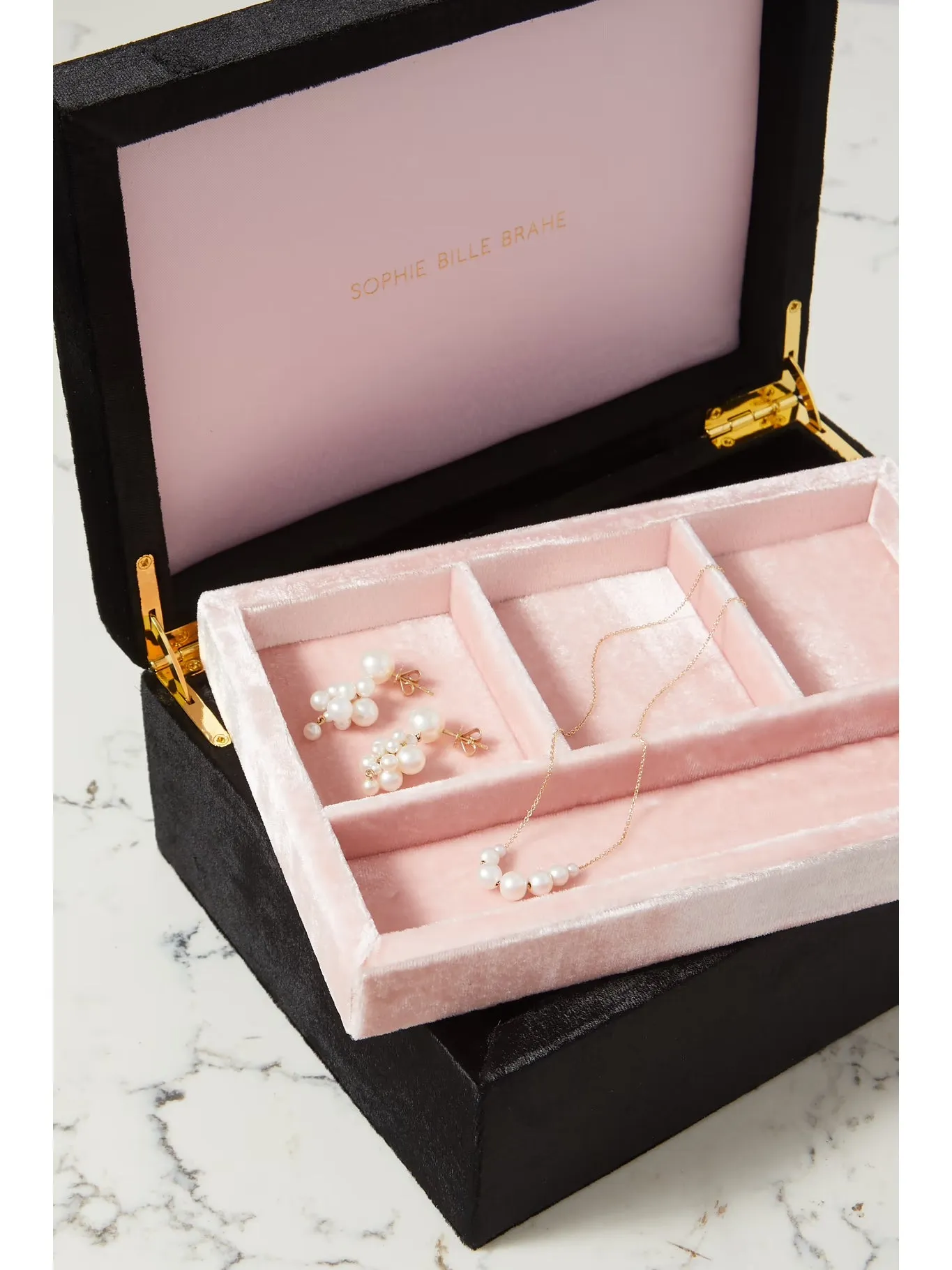 Trésor Grande Jewelry Box - Black Pink