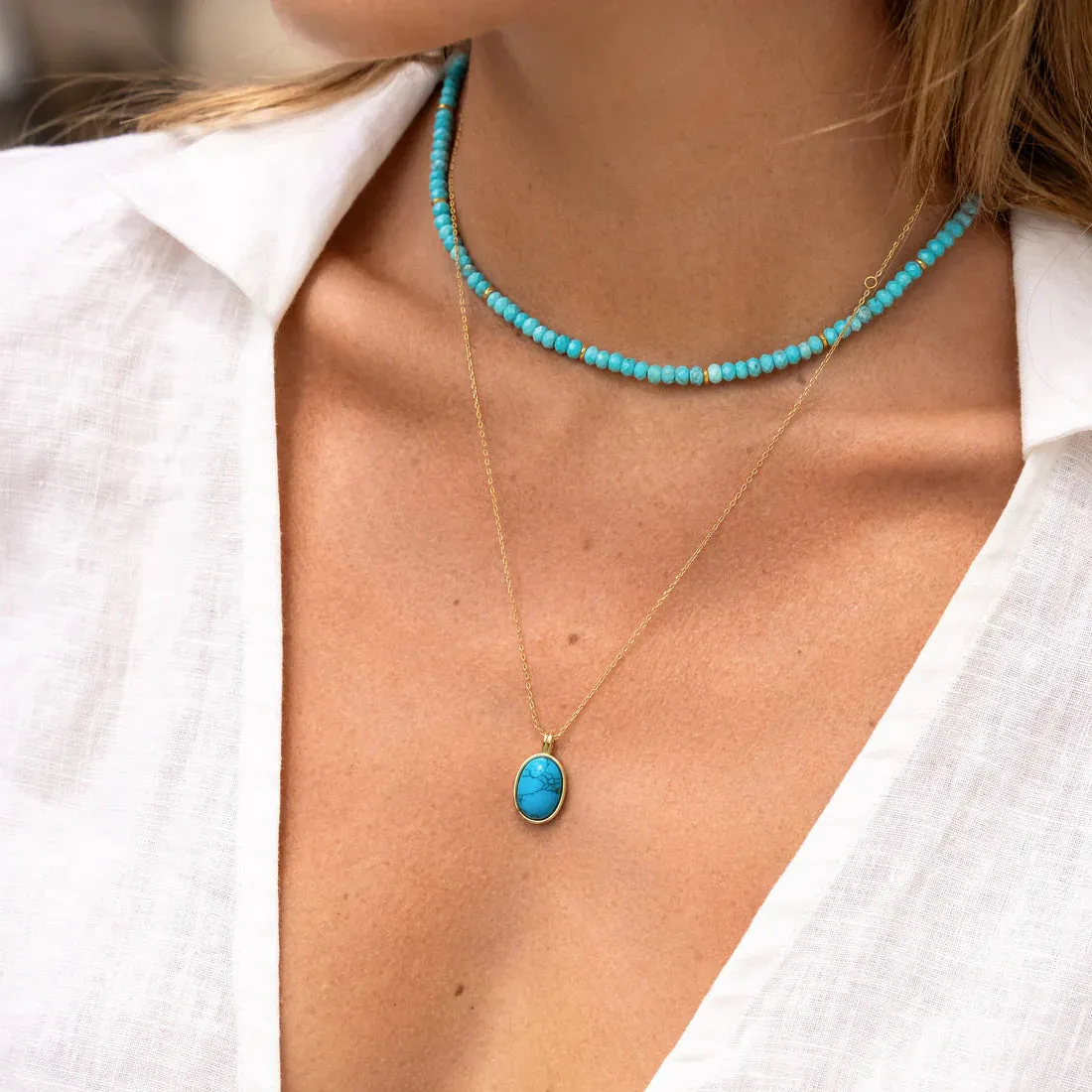 Turquoise Beaded